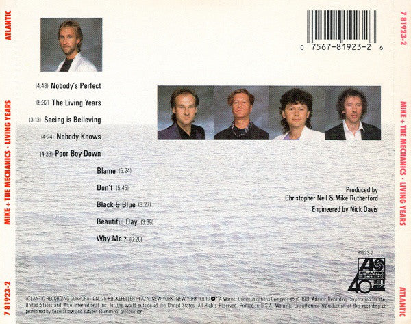 M1ke + The Mechan1c5* - Living Years (CD, Album) - Image 2