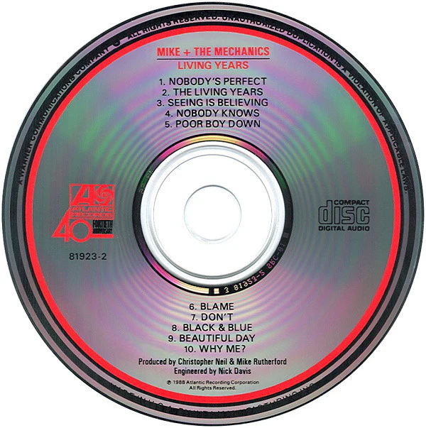 M1ke + The Mechan1c5* - Living Years (CD, Album) - Image 3