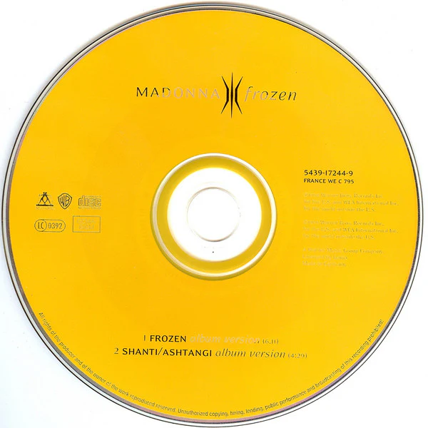 Madonna - Frozen (CD, Single, Car) - Image 3