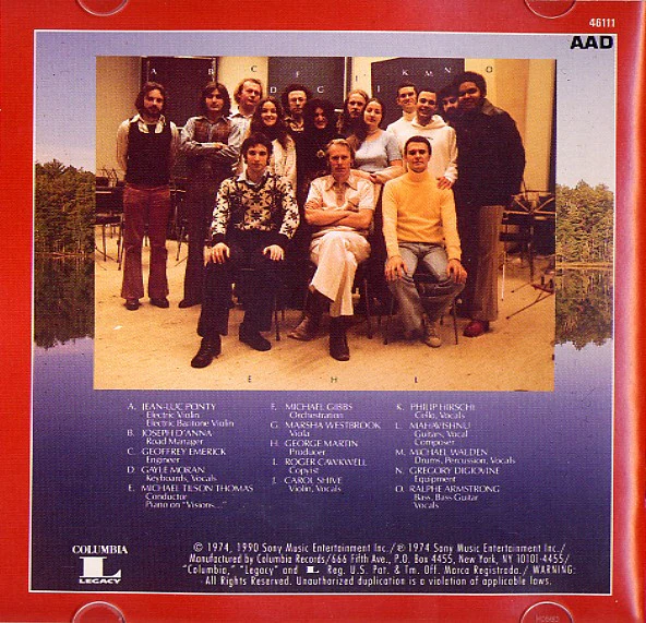 Mahavishnu Orchestra With The London Symphony Orchestra, Michael Tilson Thomas - Apocalypse (CD, Album, RE, RM) - Image 3