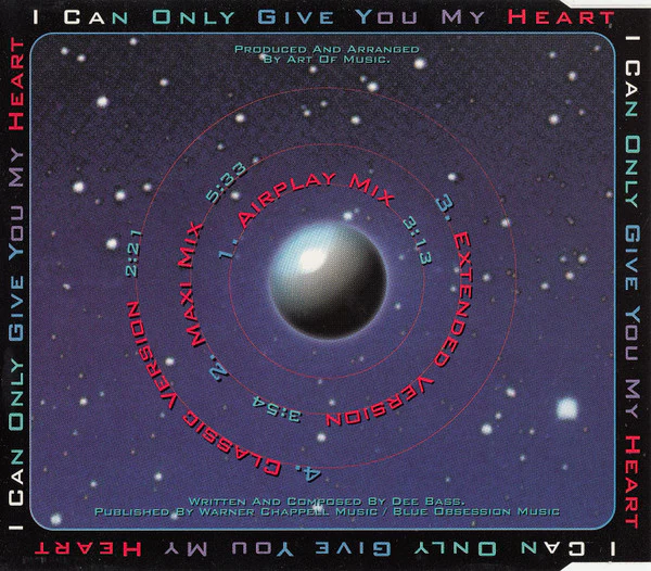 Major T. - I Can Only Give You My Heart (CD, Maxi) - Image 3