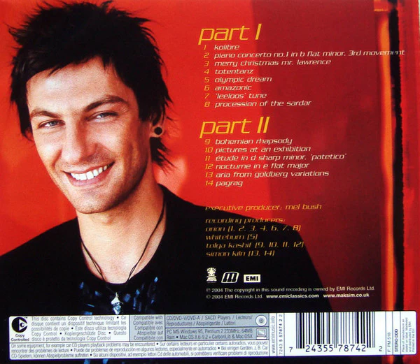 Maksim - Variations Part I&II (CD, Album, Copy Prot.) - Image 2