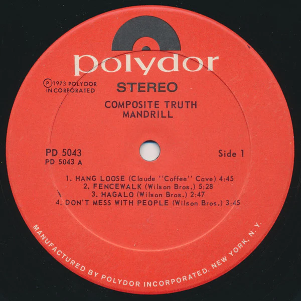 Mandrill - Composite Truth (LP, Album) - Image 2