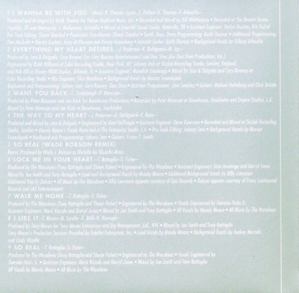 Mandy Moore - I Wanna Be With You (CD, Album, Enh, S/Edition) - Image 3