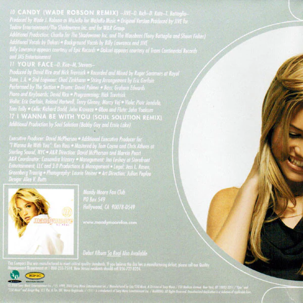 Mandy Moore - I Wanna Be With You (CD, Album, Enh, S/Edition) - Image 4