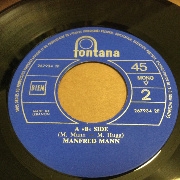 Manfred Mann - Ragamuffin Man (7", Single, Mono)