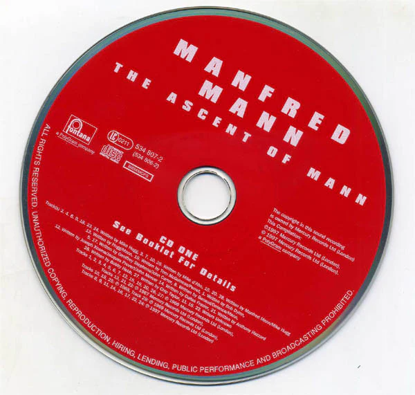 Manfred Mann - The Ascent Of Mann  (1966 To 1969 The Fontana Years) (2xCD, Comp, RM) - Image 3