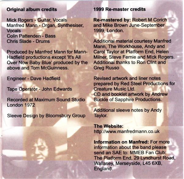 Manfred Mann's Earth Band - Glorified Magnified (CD, Album, RE, RM) - Image 5