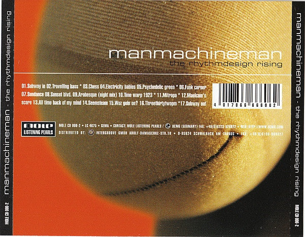 ManMachineMan - The Rhythmdesign Rising (CD, Album) - Image 2