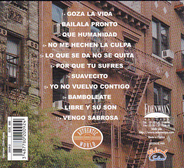 Manny Oquendo Y Su Conjunto Libre - Manny Oquendo Y Su Conjunto Libre (CD, Comp) - Image 2