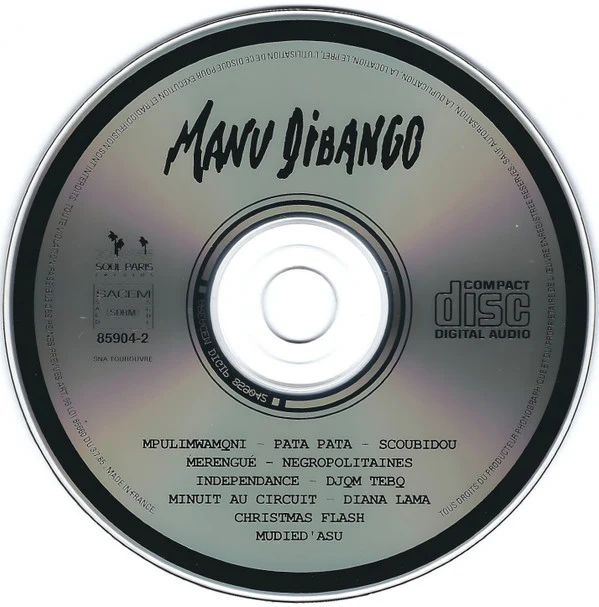 Manu Dibango - Négropolitaines Vol 1 (CD, Album) - Image 3