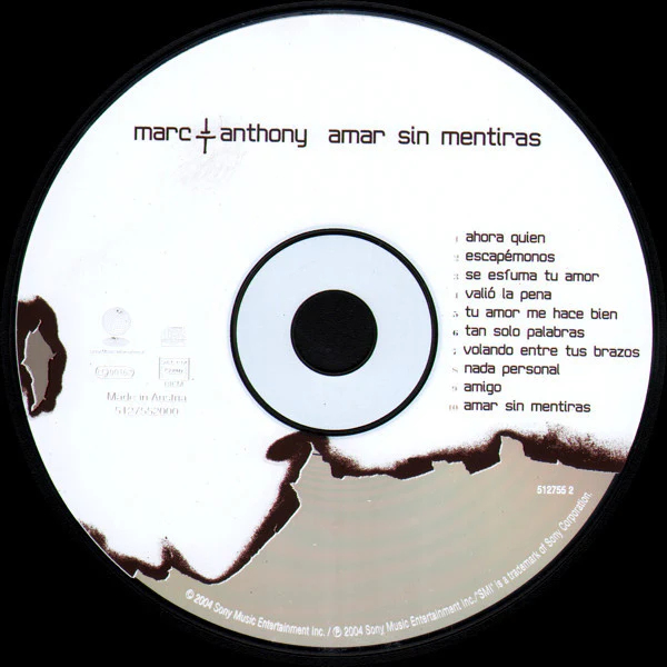 Marc Anthony - Amar Sin Mentiras (CD, Album) - Image 4