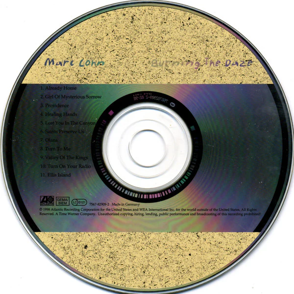 Marc Cohn - Burning The Daze (CD, Album) - Image 3