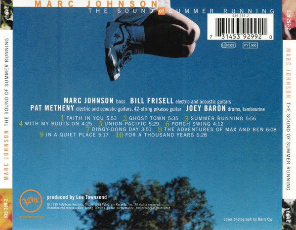 Marc Johnson (2) - The Sound Of Summer Running (CD, Album) - Image 2
