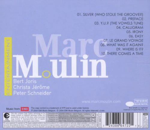 Marc Moulin - Entertainment (CD, Album, Copy Prot.) - Image 2