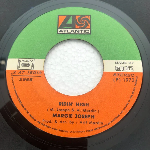 Margie Joseph - Come Lay Some Lovin' On Me / Ridin' High (7", Single) - Image 2
