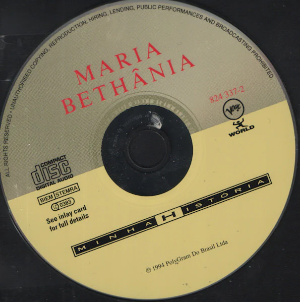 Maria Bethânia - Minha História (CD, Comp) - Image 3