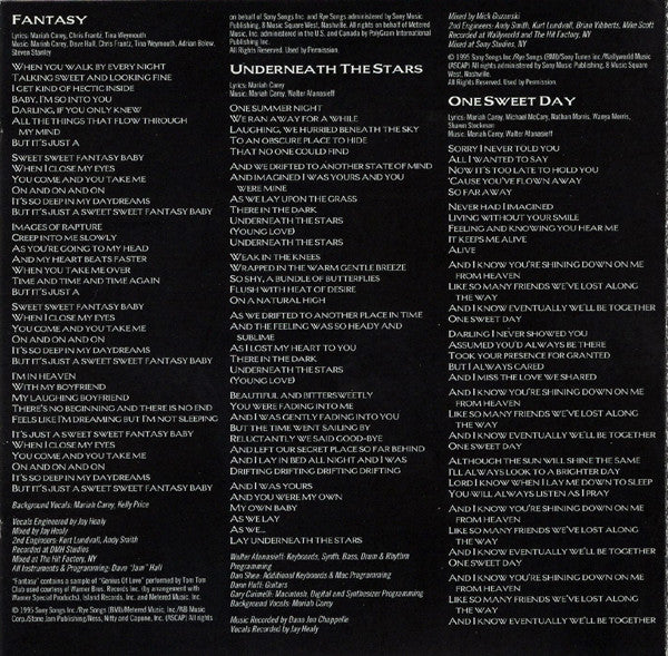 Mariah Carey - Daydream (CD, Album) - Image 5