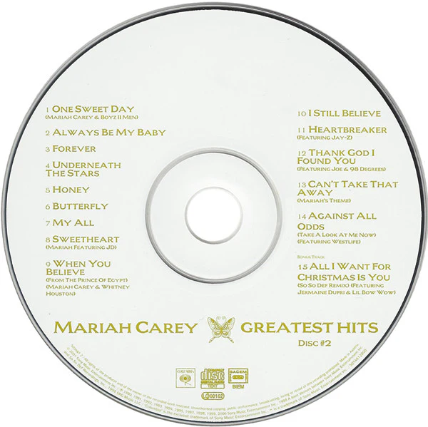 Mariah Carey - Greatest Hits (2xCD, Comp) - Image 5