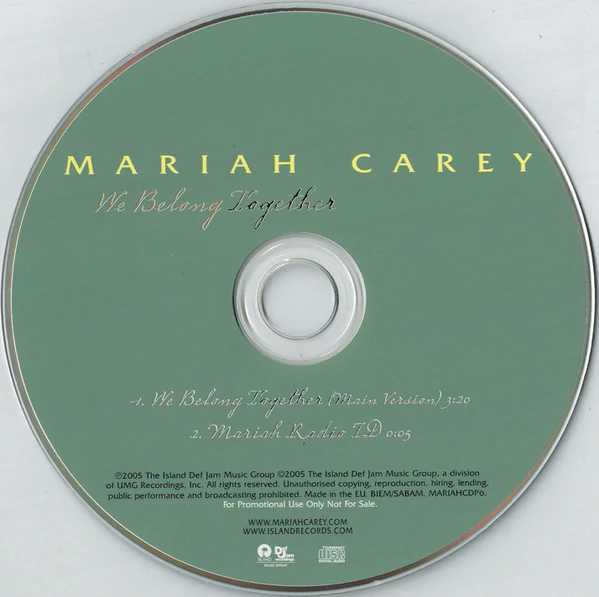 Mariah Carey - We Belong Together (CD, Single, Promo) - Image 4