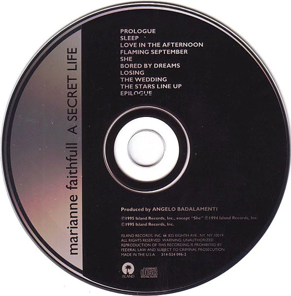 Marianne Faithfull - A Secret Life (CD, Album) - Image 3