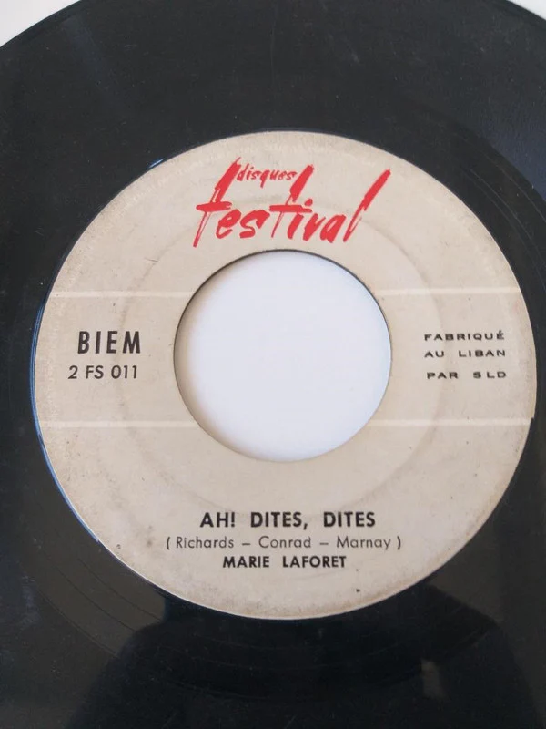 Marie Laforêt - A Demain My Darling / Ah! Dites, Dites (7") - Image 2