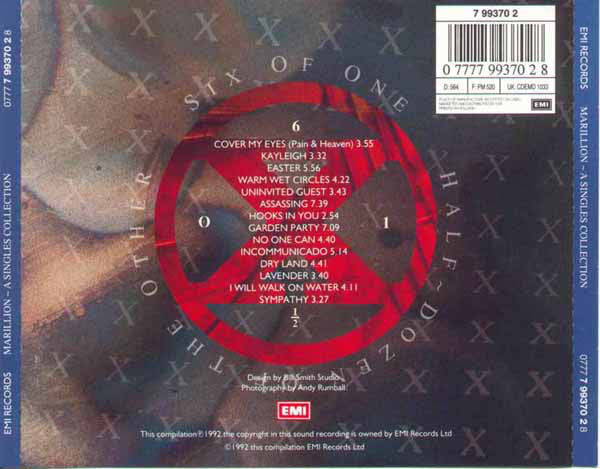 Marillion - 1982-1992 - A Singles Collection (CD, Comp) - Image 2