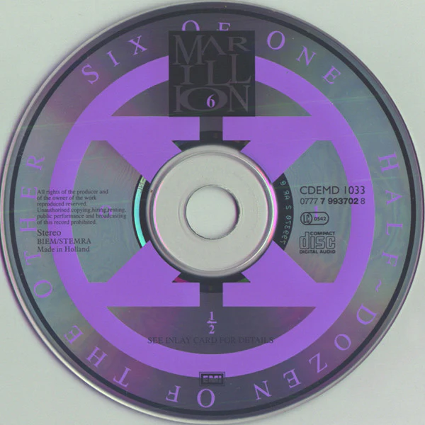 Marillion - 1982-1992 - A Singles Collection (CD, Comp) - Image 3