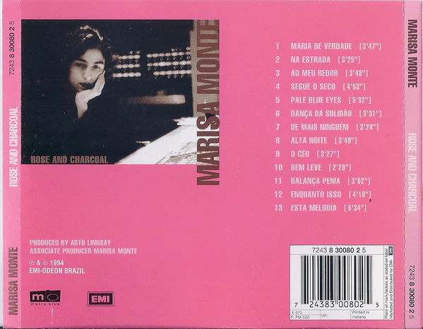 Marisa Monte - Rose And Charcoal (CD, Album) - Image 2