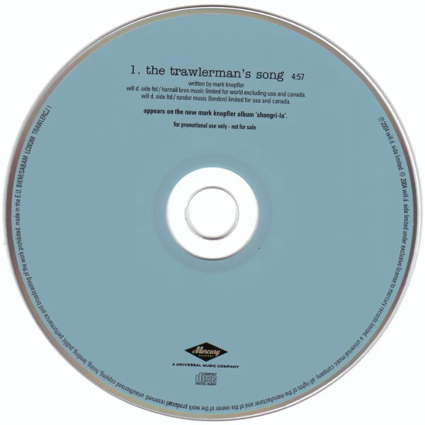 Mark Knopfler - The Trawlerman's Song (CD, Single, Promo) - Image 3