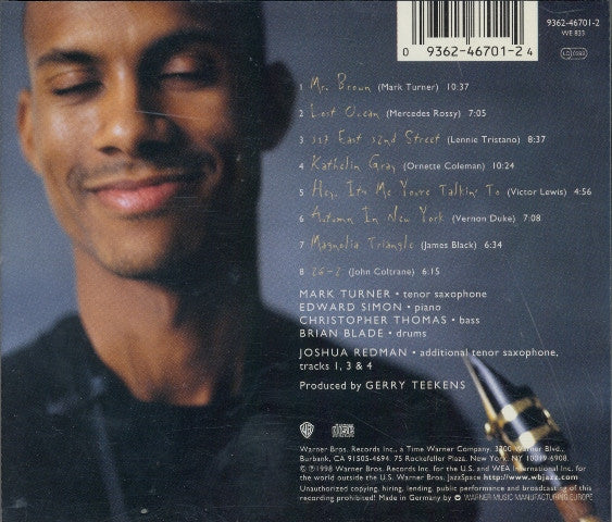 Mark Turner (2) - Mark Turner (CD, Album) - Image 2