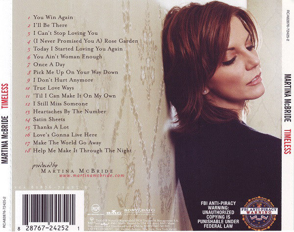 Martina McBride - Timeless (CD, Album) - Image 2