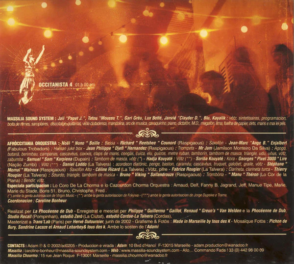 Massilia Sound System - Occitanista (CD, Album, Dig) - Image 4