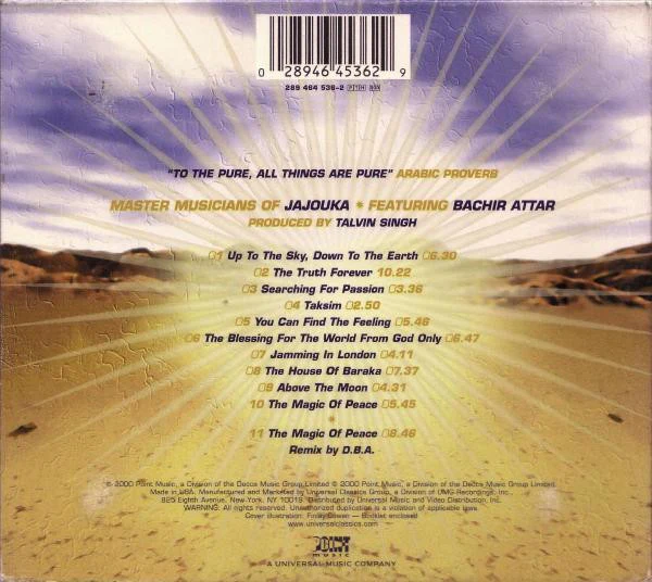 Master Musicians Of Jajouka Featuring Bachir Attar - Master Musicians Of Jajouka (CD, Album) - Image 2