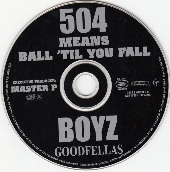 Master P Presents 504 Boyz - Goodfellas (CD, Album) - Image 5