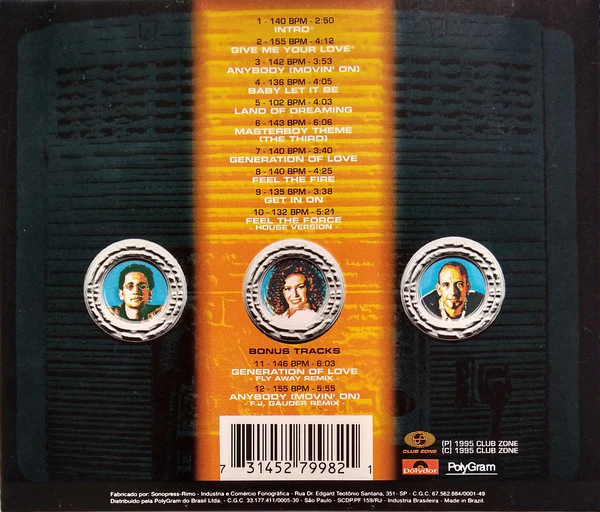 Masterboy - Generation Of Love - The Album (CD, Album) - Image 2