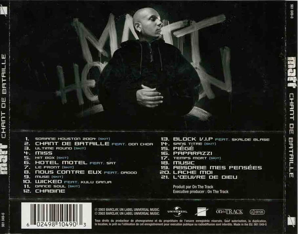 Matt - Chant De Bataille (CD, Album) - Image 2