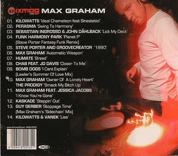 Max Graham - Mixmag Live (CD, Comp, Mixed) - Image 2