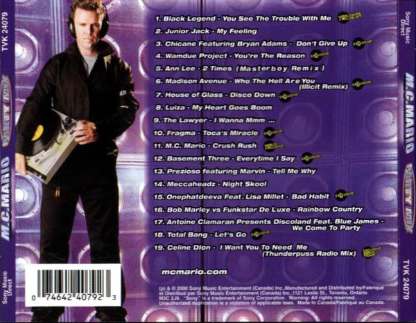 MC Mario - Party Mix (CD, Mixed) - Image 2