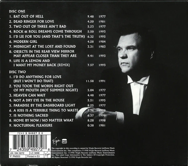 Meat Loaf - The Very Best Of Meat Loaf (2xCD, Comp) - Image 2