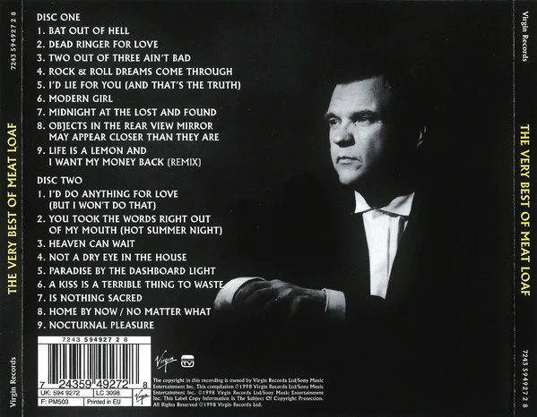 Meat Loaf - The Very Best Of Meat Loaf (2xCD, Comp) - Image 5