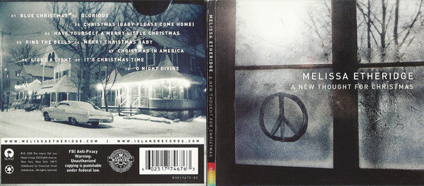 Melissa Etheridge - A New Thought For Christmas (CD, Album) - Image 3