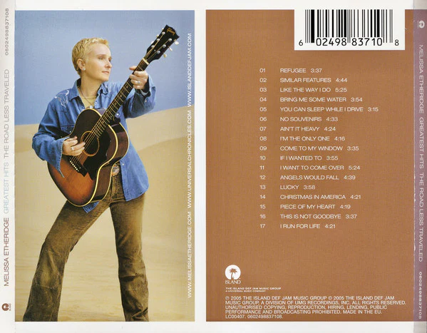 Melissa Etheridge - Greatest Hits | The Road Less Traveled (CD, Comp) - Image 5