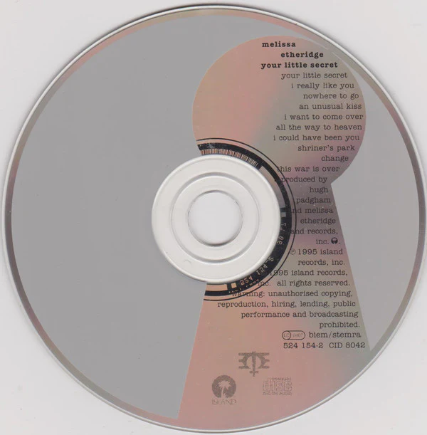 Melissa Etheridge - Your Little Secret (CD, Album) - Image 4