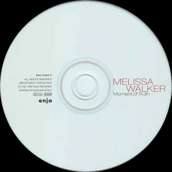 Melissa Walker - Moment Of Truth (CD) - Image 3