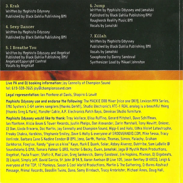 Mephisto Odyssey - The Deep Red Connection (CD, Album) - Image 3