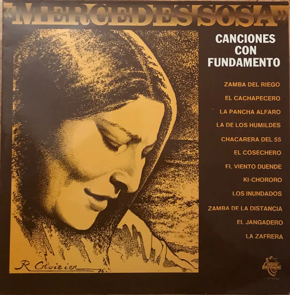 Mercedes Sosa - Canciones Con Fundamento (LP, RE)