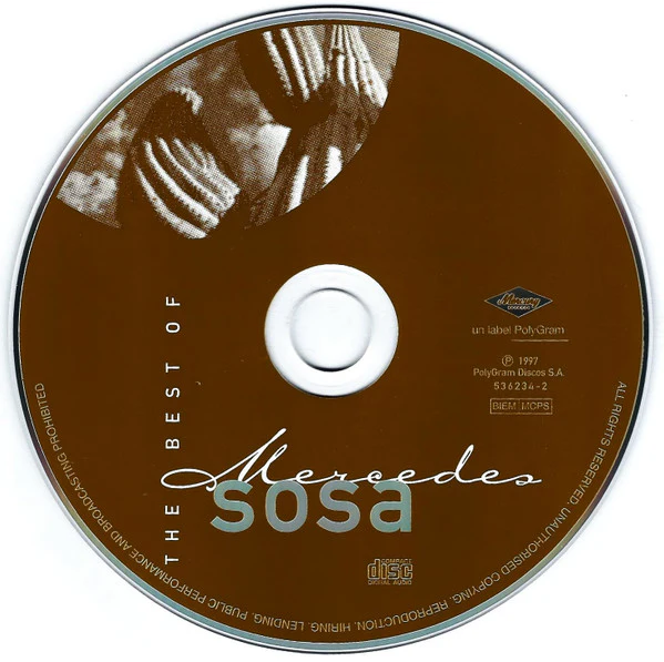 Mercedes Sosa - The Best Of Mercedes Sosa (CD, Comp) - Image 3