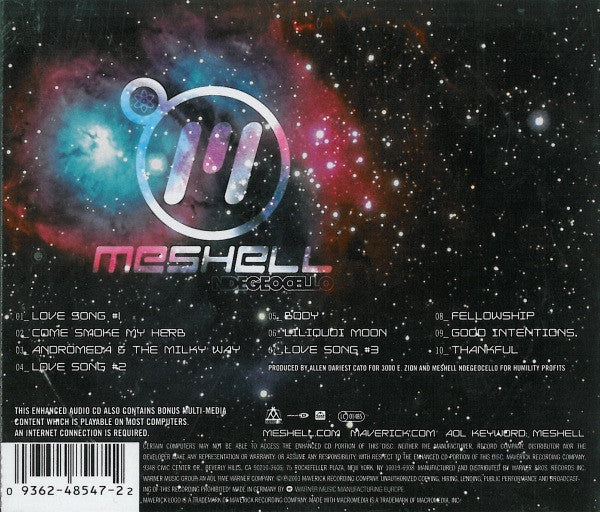 Me'Shell NdegéOcello - Comfort Woman (CD, Album, Enh) - Image 4