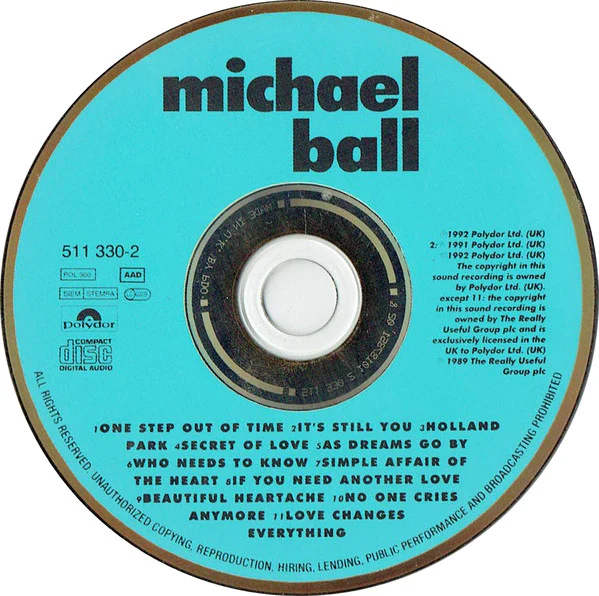 Michael Ball - Michael Ball (CD, Album) - Image 3